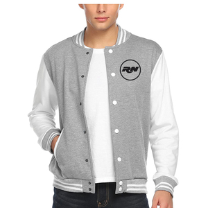 Veste universitaire de baseball pour hommes personnalisée en gros toile nylon polyester vierge avec logo avant pour l'hiver - Product Image 1