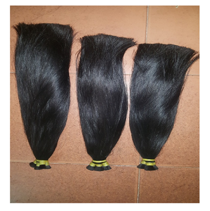 2022 New Style 24 Inches High Quality Remy Virgin Human Hair <b>Wig</b> Extension U/V Tip Raw Vietnamese Dyed Natural Style <b>Braiding</b> - Product Image 1