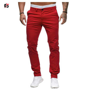 Pantalones de Jogging para hombre, ropa 100% de tela de algodón con estampado de logotipo personalizado, alta calidad, OEM, ropa informal de uso diario - Product Image 1