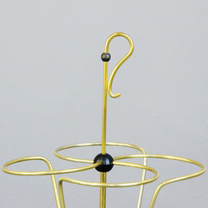 Custom Size Gold Electroplated <b>Umbrella</b> <b>Stand</b> Antique Gold Finished Floor Standing <b>Umbrella</b> <b>Stand</b> With Marble Base - Product Image 2
