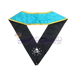 Masonic Memphis Misraim Past Master Worshipful collar Machine embroidery | Masonic Collar Wholesale Supplier - Product Image 2
