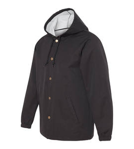 Veste à capuche haute performance OEM High pour hommes, manches longues, coupe-vent, toile imperméable, conception de blocs de couleurs, légère, sortie hiver - Product Image 6