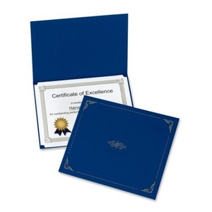 Custom Logo PU Leather <b>A4</b> School Certificate and Diploma Cover Filing Products - Product Image 1