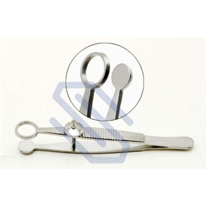 Nhãn khoa <span class=keywords><strong>ayer</strong></span> chalazion <span class=keywords><strong>forceps</strong></span> 3.5 "tấm tròn mắt dụng cụ phẫu thuật Thép không gỉ CE - Product Image 1