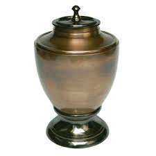 Urne de crémation en laiton plaqué étain et cuivre pour adultes pour une taille personnalisée et un prix bon marché - Product Image 3