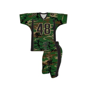 ชุดกีฬาผ้าโพลีเอสเตอร์ระบายอากาศสำหรับผู้ใหญ่ชุดกีฬาอเมริกันฟุตบอลขนาดพลัสไซส์ออกแบบได้ตามต้องการ2021 - Product Image 6