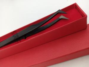 Professionnel nouveau Volume de botte noir Plasma Fiber Nano pointe Extension de cils pince à épiler en acier inoxydable Logo personnalisé Instrument de beauté - Product Image 4