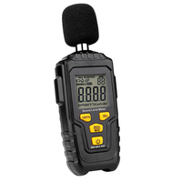 Medidor de ruido Digital de alta precisión, dispositivo con retroiluminación, frecuencia de temperatura de 35dB ~ 135dB
