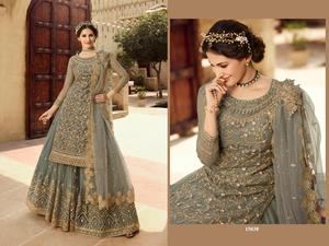 Salwar ชุดสูทผ้าฝ้ายล้วน,ชุด Salwar Kameez / Anarkali ชุด Salwar Kameez ผ้าฝ้ายปากีสถาน - Product Image 2