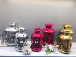 Meilleur prix Écologique Art Moderne Noir Carré Métal Lanterne Artisanat Bougeoir Photophore Pièce Maîtresse Multi Couleur Options - Product Image 5