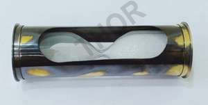 Horloge de sable décorative de sablier de deux tonnes antique de style moderne pour l'accessoire décoratif de bureau de bureau - Product Image 2