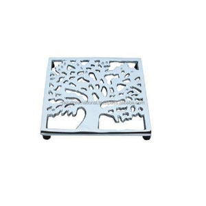 Gold Plated Leaf Shape <b>Trivet</b> Elegant Mats & Pads for Tabletop Protection - Product Image 5