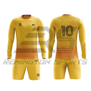 Uniforme de fútbol hecho por fabricante profesional para adultos, hombres, ropa deportiva al aire libre, uniforme de fútbol - Product Image 3
