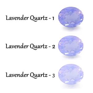 Precio de fábrica al por mayor en cuarzo de lavanda natural facetado piedra preciosa suelta corte ovalado en todos los tamaños con certificado IGI - Product Image 2