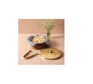 Roti chapati-caja de madera con tapa, diseño novedoso, artesanía, color madera natural, en venta - Product Image 5
