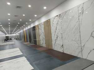 800X3000Mm พอร์ซเลนขัดเผาแผ่นหินอ่อนกระเบื้องสำหรับเคาน์เตอร์ห้องครัว