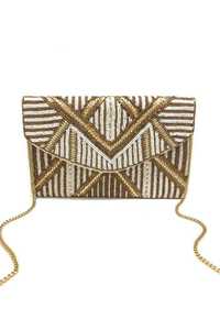 Sac à main brodé de fleurs à perles pour femme, pochette, portefeuille, costume de fête, nouvelle collection, 2020 - Product Image 4