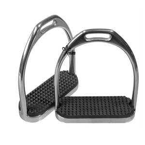 Gran oferta, logotipo personalizado, estribos de Carreras de Caballos occidentales, equipo de seguridad ecuestre de acero inoxidable de alta calidad para montar - Product Image 6