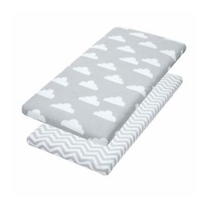Drap d'encastrement de lit pour bébé, en pur coton, vente en gros - Product Image 1