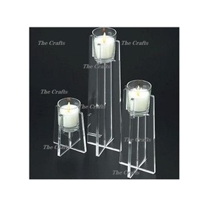 Portavelas de acrílico con calidad exclusiva para el hogar, hoteles y eventos, a bajo precio. - Product Image 6