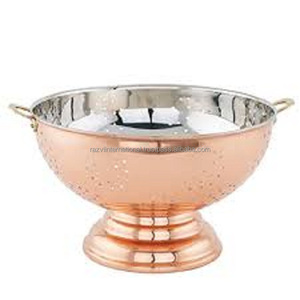 Passoire à glace en acier inoxydable doré de qualité alimentaire, design unique, forme ronde, avec support, compatible lave-vaisselle - Product Image 3