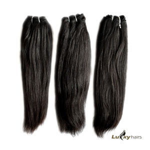 Vente en gros prix d'usine de meilleure qualité, faisceaux droits, extensions de cheveux humains cambodgiens vierges à cuticules alignées - Product Image 4