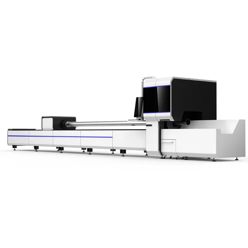 Machine de découpe de tubes laser cnc, 6020, acier au carbone, acier inoxydable, aluminium, équipement de découpe de tuyaux, CE