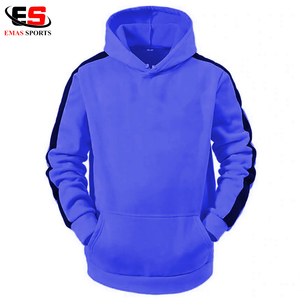 Sweats à capuche décontractés sport à rayures pour hommes couleur unie Hip Hop Streetwear Sweat à capuche polaire pour l'hiver Charme à la mode - Product Image 5