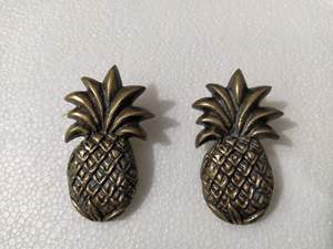 Brass Pineapple Door Knob and Drawer Pull Home Decoration <b>Metal</b> <b>Crafts</b> Model - Product Image 3
