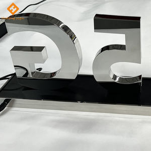 Letras de acero para señal 3D Shop, luz Led publicitaria personalizada con nombre y logotipo - Product Image 5