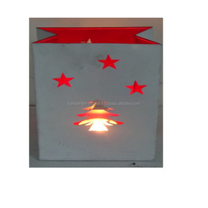 Fabricante de hierro, luz de té votiva, superventas, juego votivo de hierro decorativo para el hogar, dos trabajos de corte de Metal, difusor de velas para Decoración - Product Image 5