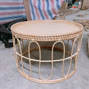 Mesa de centro de ratán hecha a mano de alta calidad, superventas, muebles de sala de estar modernos de Vietnam, 50cm - Product Image 3