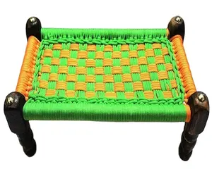 Hot selling small cot kids toy Indian charpai for baby manufacturer by GM IMPEX at cheap price