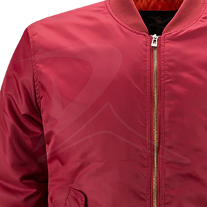 Chaqueta Bomber de béisbol para hombre personalizada al por mayor estilo informal con cremallera característica de invierno técnica lavada de talla grande directo de fábrica - Product Image 4
