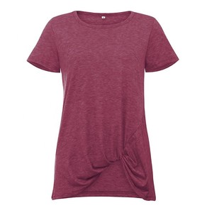 Camisetas Ecológicas para Mujer al por Mayor con Parches de Logotipo Personalizados, Botones y Borlas - Diseños OEM - Product Image 3