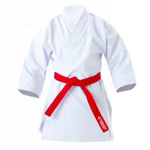 Uniforme de Karate blanco, 100% algodón, traje pesado, duradero, ligero, más vendido, con doble puntada - Product Image 4