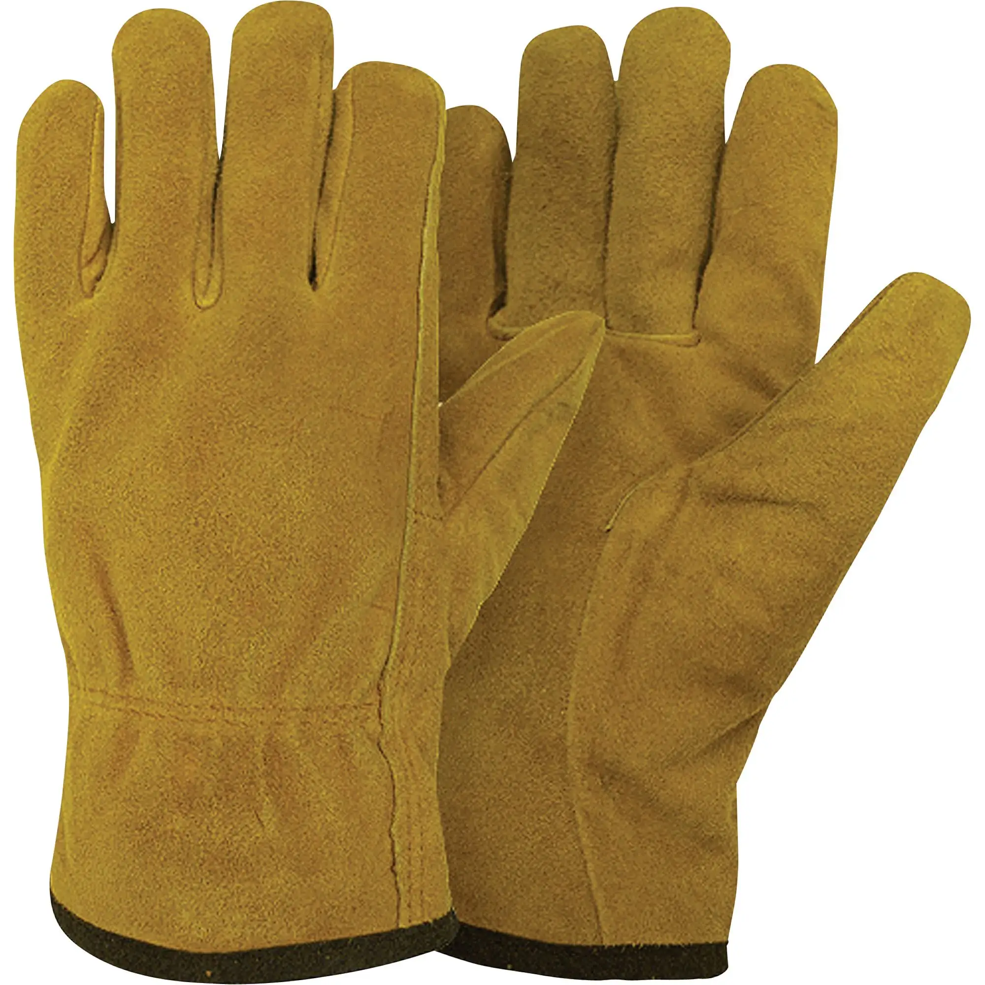 Cowhide leather working gloves leather safety working glove for Driving Work driving gloves
