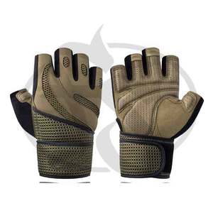 Gants d'haltérophilie en cuir personnalisés en gros Gants de gymnastique d'entraînement en vente au Pakistan - Product Image 3
