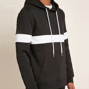 Sweat à capuche 100% coton pour hommes, pull-over avec Logo personnalisé imprimé, vente en gros - Product Image 3
