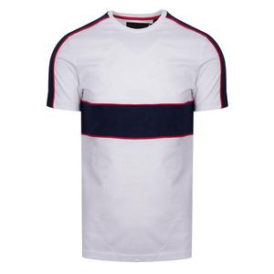 Camiseta de manga corta para hombre, camiseta atractiva en rojo, blanco y negro - Product Image 1