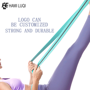 Bande de résistance en tissu long imprimé en gros pour le yoga, la remise en forme, le sport, bande élastique - Product Image 5