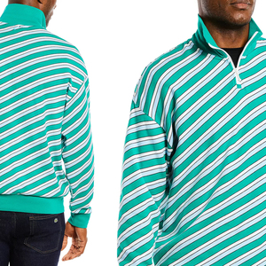 แจ็คเก็ตบอมเบอร์ลำลองแบบใหม่สั่งทำพิเศษ สีเขียวมิ้นท์ เป็นมิตรกับสิ่งแวดล้อม กันลม แจ็คเก็ตฤดูหนาว Fortune Apparel ตามความต้องการของลูกค้า - Product Image 4