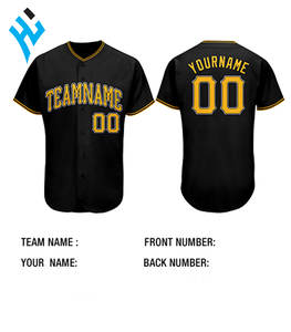 Jersey de béisbol ajustado personalizado por sublimación, ropa deportiva barata, venta al por mayor - Product Image 2