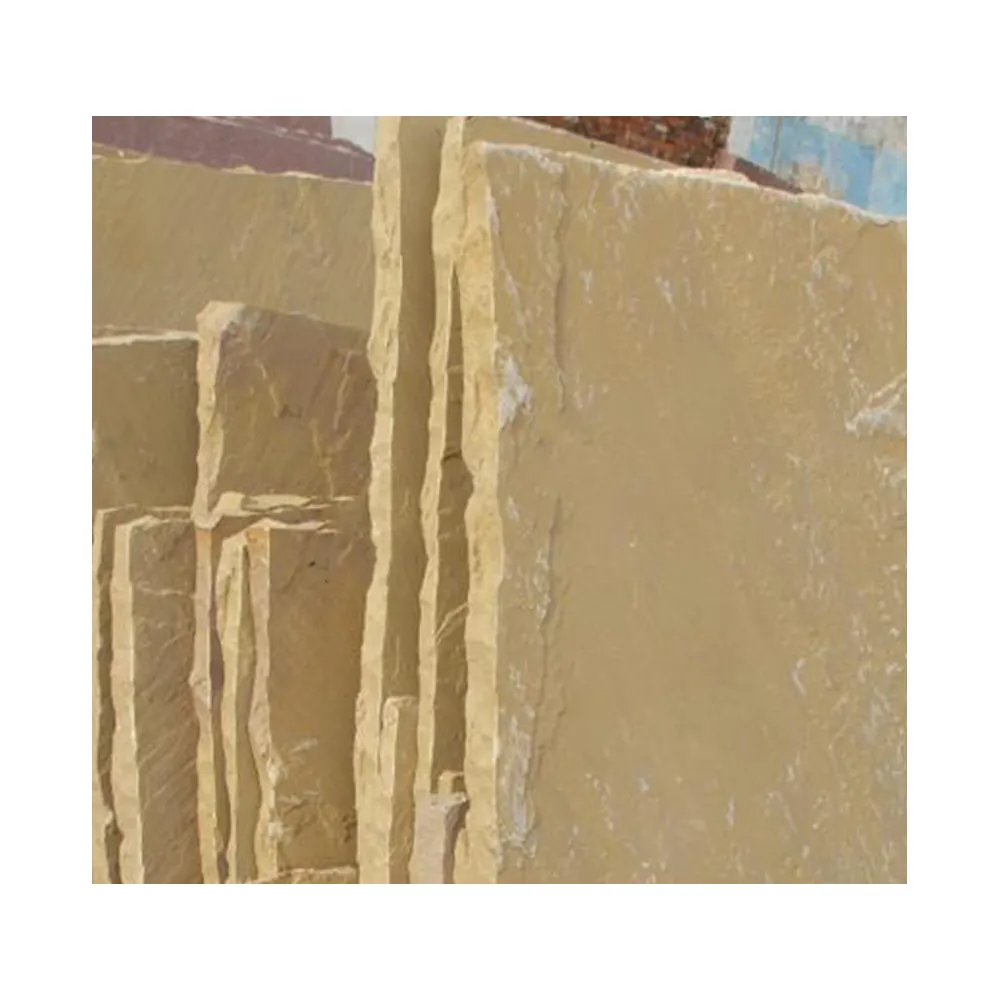 Natural Golden Yellow Sandstone at Best Price Contact For Bulk Order