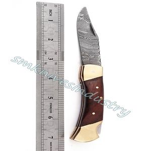 Hand made damascus folding Back <b>lock</b> multi functional Stainless steel handle Smk1313 folding pocket <b>knife</b> Damascus steel - Product Image 5