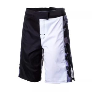 Shorts de Muay Thai en Cuir, 100% Polyester, Respirants, Légers, Durables, avec Logo Personnalisé sur le Devant, Unisexe, Adulte - Product Image 4