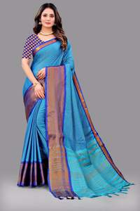 Beautiful Rich Pallu & Jecquard Work and Unique <b>Style</b> Designer Beuiful Colours Silk Saree Manufacuring by Surat - Product Image 4