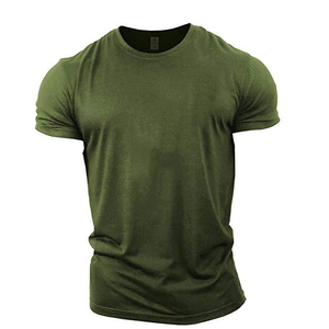 Camiseta de gimnasio para hombre con estampado personalizado 100% algodón, camiseta de talla grande, diseño transpirable para correr - Product Image 1