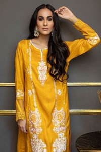 --- NEW--DESIGNER--OF--ZARI---EMBROIDERY SUR KURTA AVEC PANTALON ROBE POUR LA Fête-usure-robe pour la Fête/Mariage = 2021... - Product Image 2