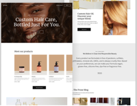 Software profesional de diseño de sitios web Hair Spa Saloon Con envío en línea y servicios de marketing digital incluidos Beauty Company